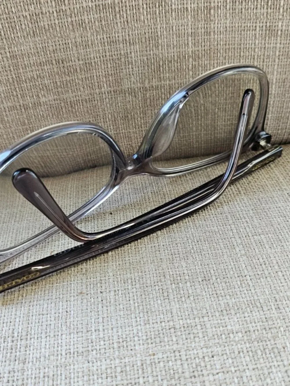 Coach Eyeglasses Frame Transparent Gray Eyewear HC8271 L1101 Glasses Frame only